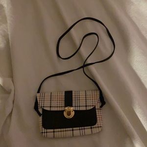 Plaid purse